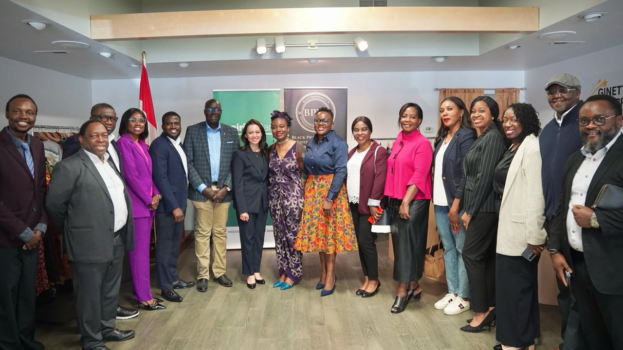 CoBSMEs members, partners and community leaders together at the funding event