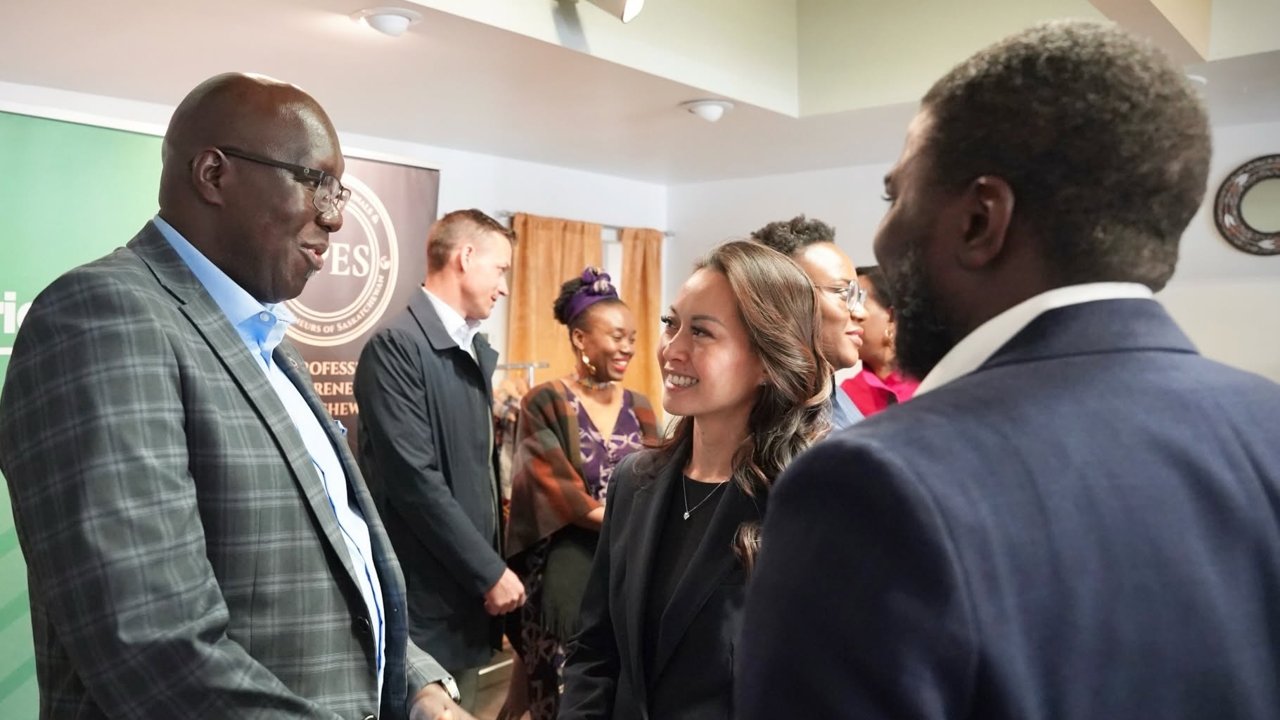 CoBSMEs leadership connecting with the PrairiesCan representative